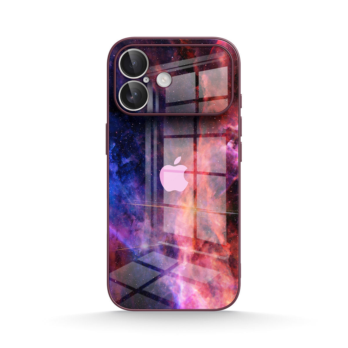 Blue Red Nebula - iPhone Case