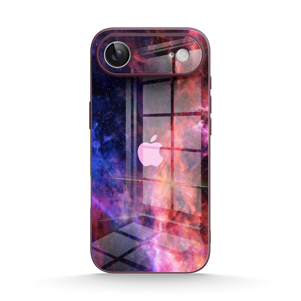 Blue Red Nebula - iPhone Case