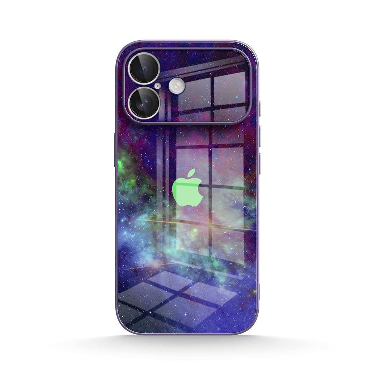 Psychedelic Purple World - iPhone Case