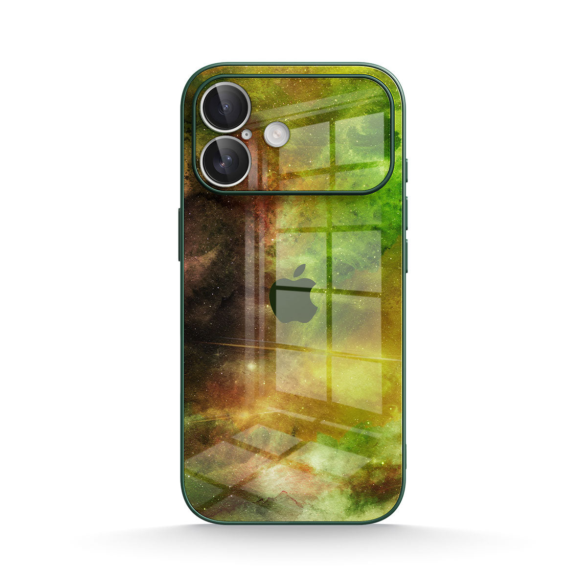 Yellow-Green Nebula - iPhone Case