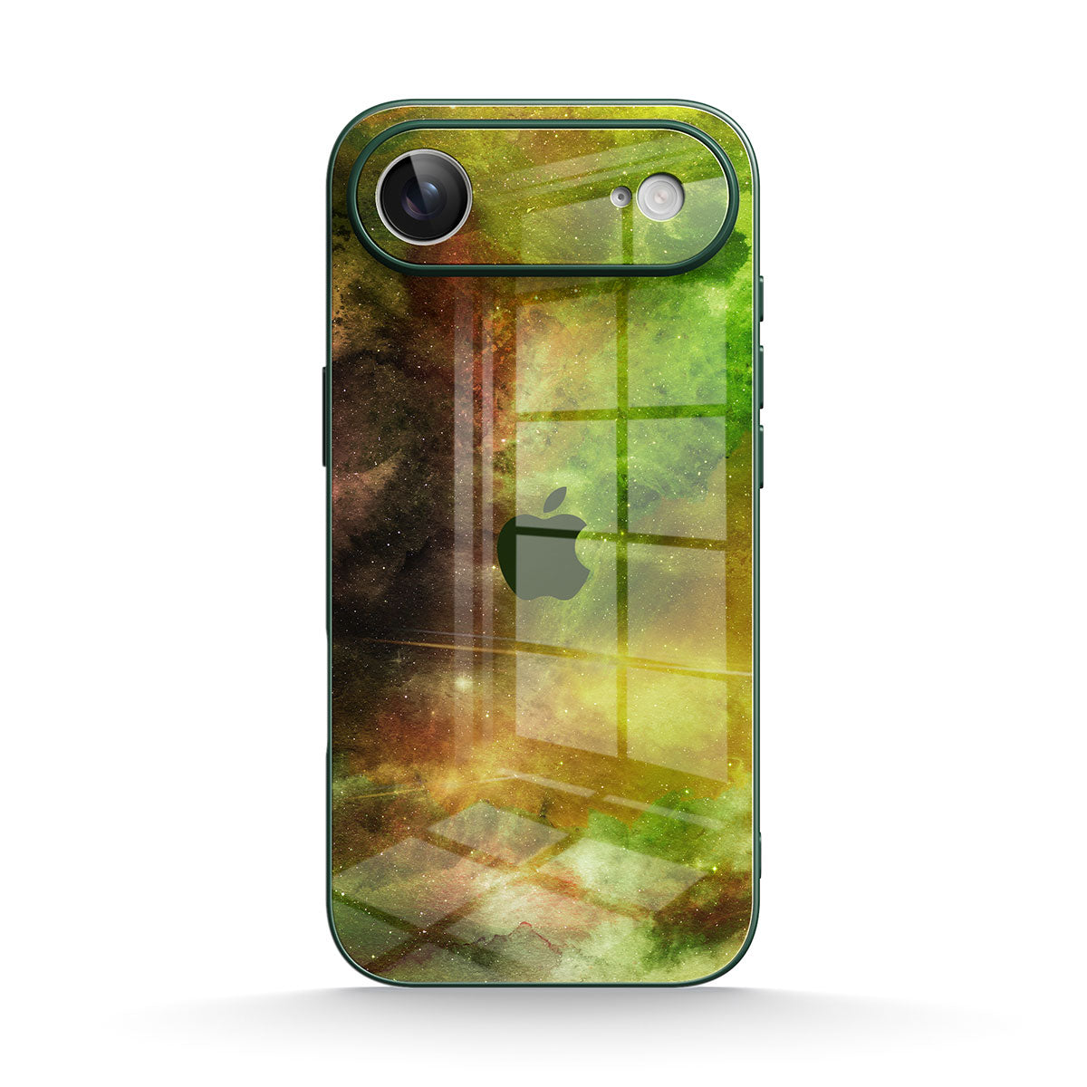 Yellow-Green Nebula - iPhone Case