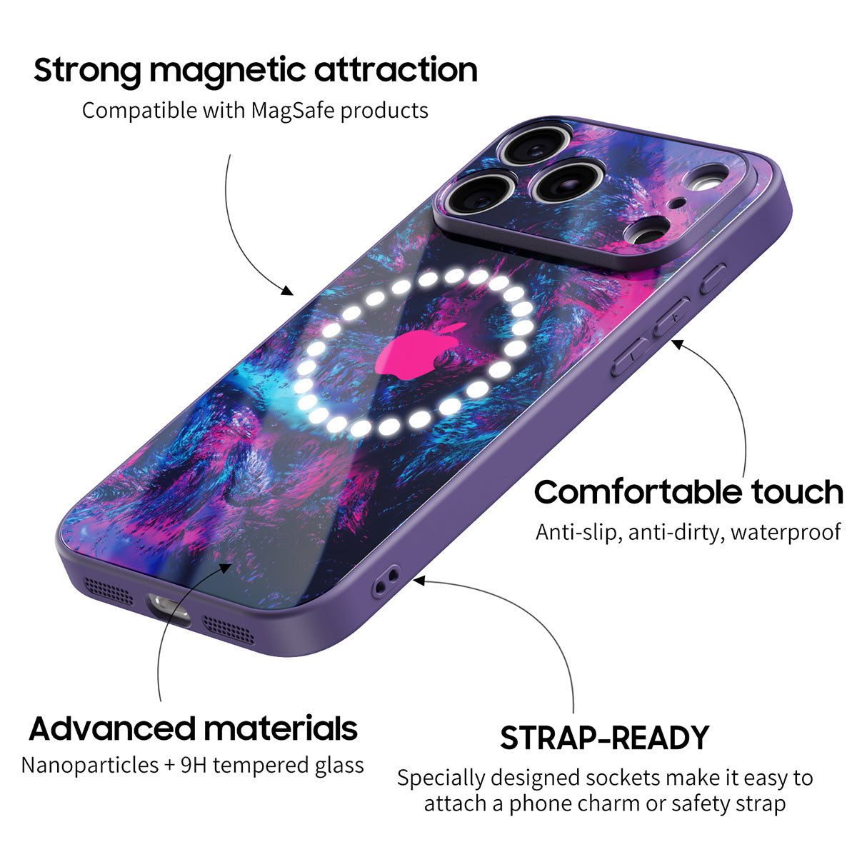 Psychedelic Nebula - iPhone Case