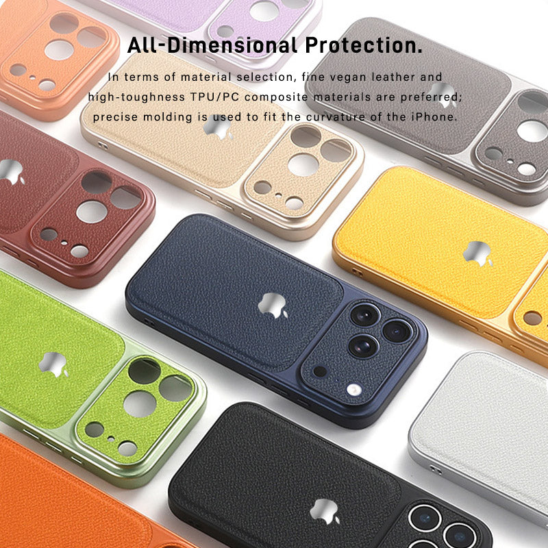 Matcha Green | iPhone Lychee Texture Leather Case