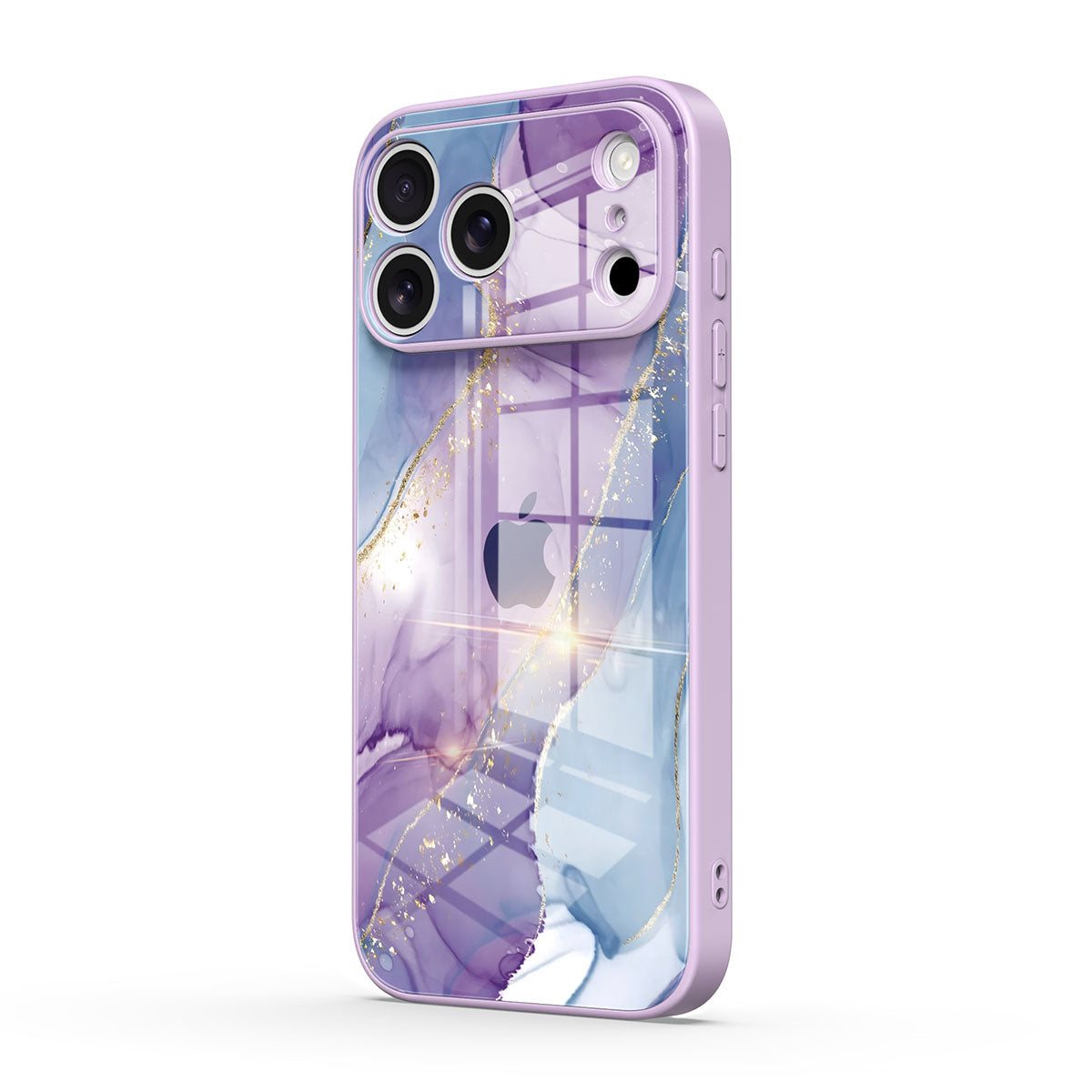 Purple Blue Gilt - iPhone Case