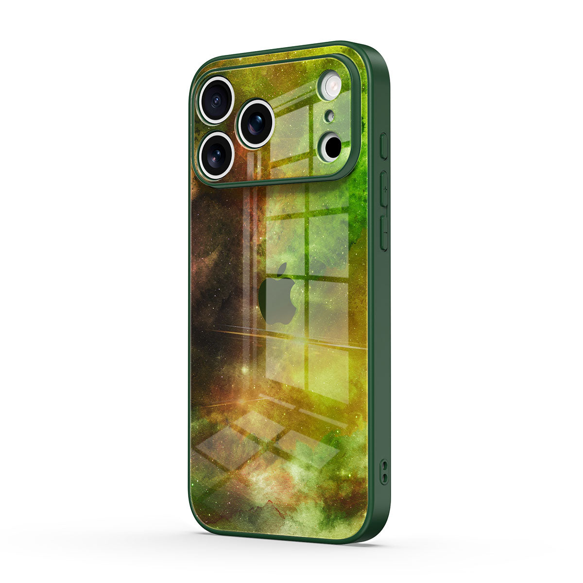 Yellow-Green Nebula - iPhone Case