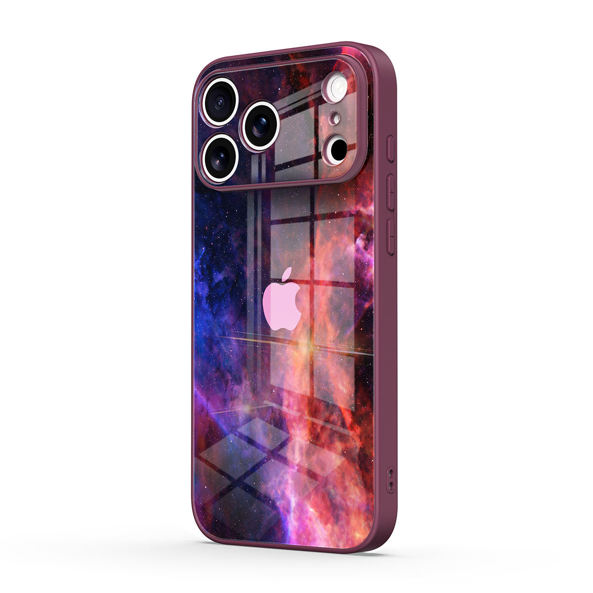 Blue Red Nebula - iPhone Case