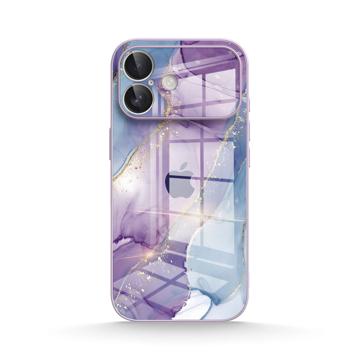 Purple Blue Gilt - iPhone Case
