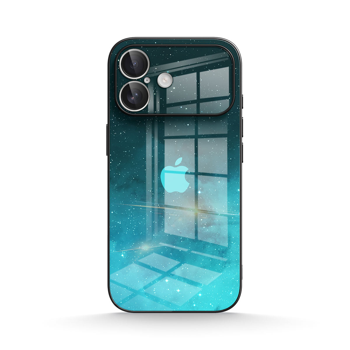 Fluorescent Star Blue - iPhone Case