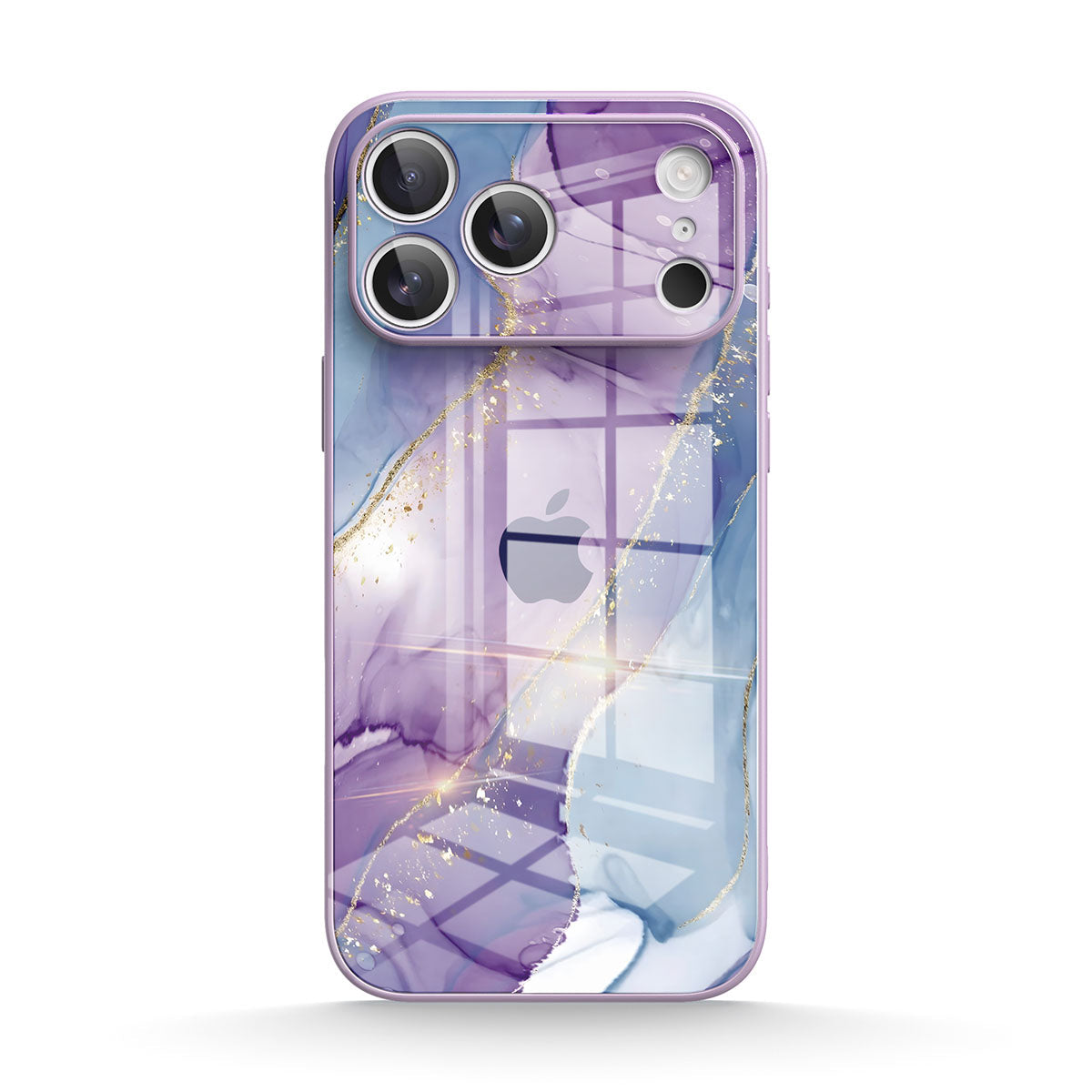 Purple Blue Gilt - iPhone Case