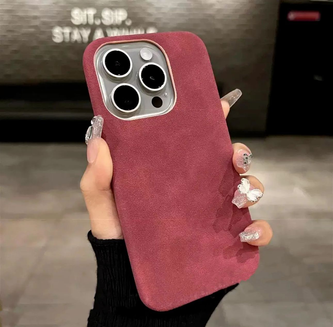 Morven Suede Leather Case