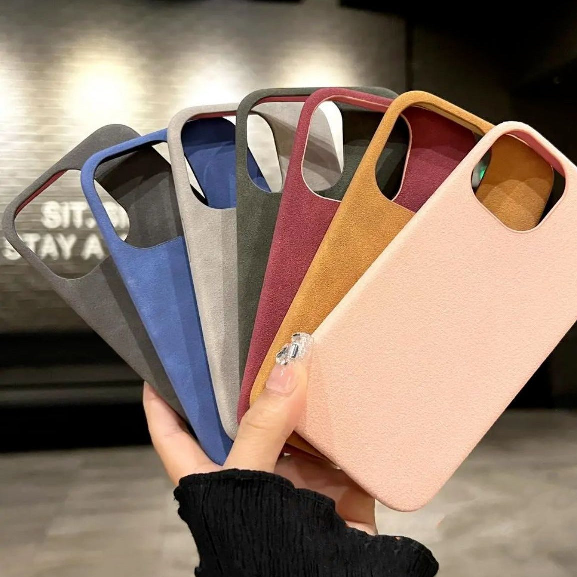 Morven Suede Leather Case