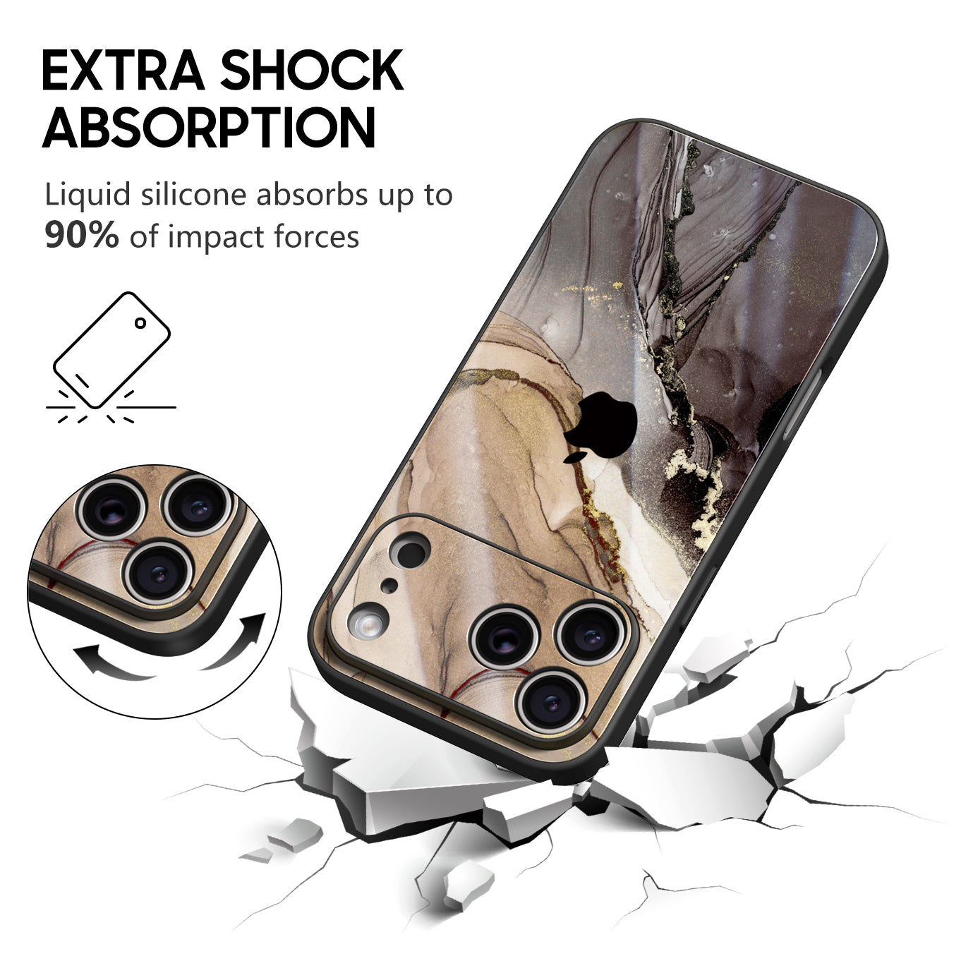 Amber Brown - iPhone Case