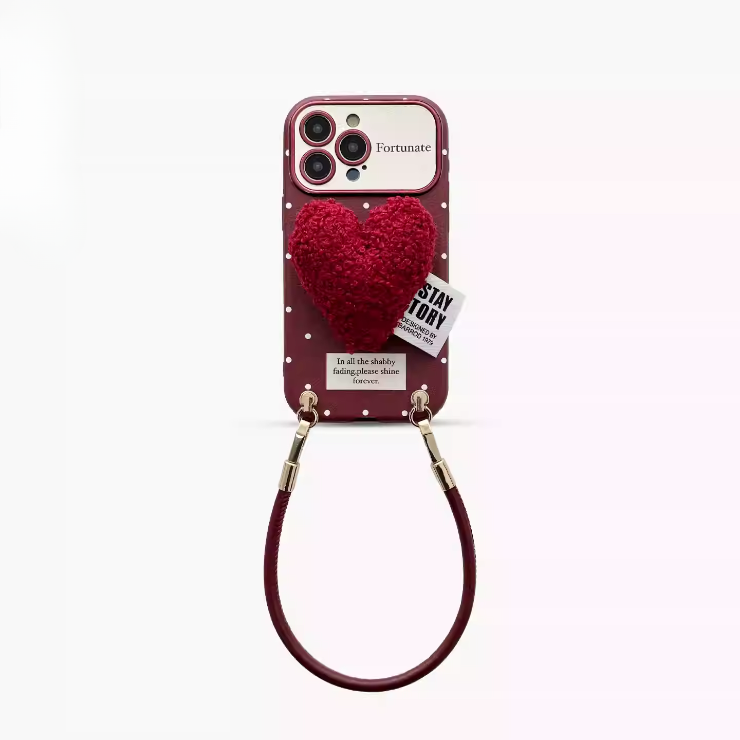 Retro Heart Detail Case